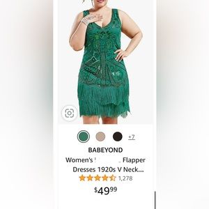 Womens Flappers Dress 1920s